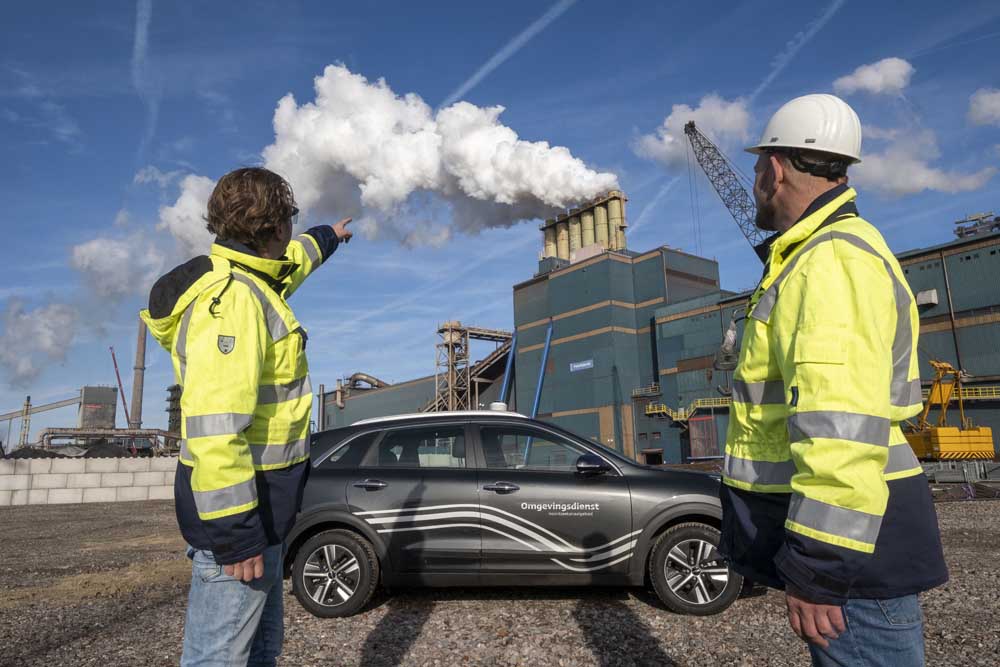 Inspecteurs OD NZKG voor de pelletfabriek