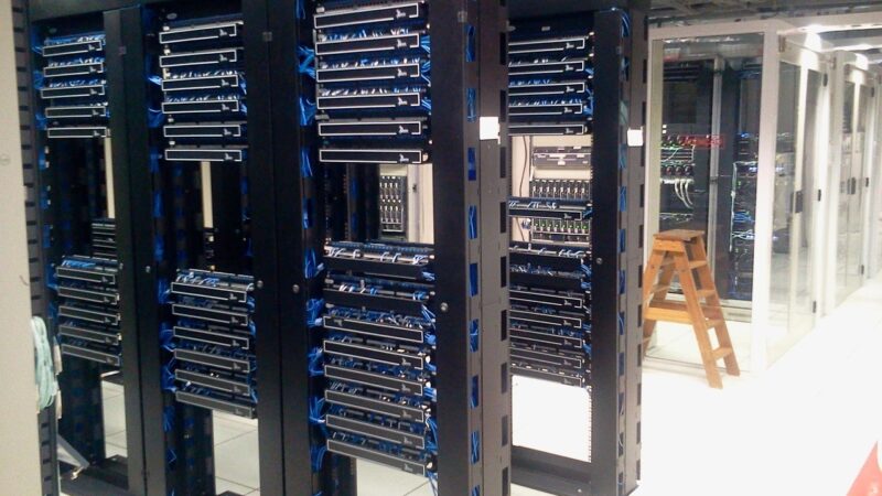 serverruimte van een datacenter